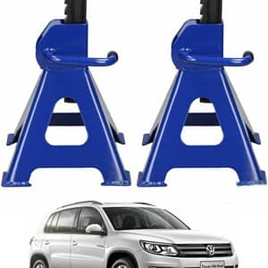 Ratcheting Axle Stand, 3 Ton Adjustable Heavy Duty Axle Jack Stands for Car Caravan Van Vehicle Stand Lifting Tool,Garage Workshop Steel,9-Stage Height,190 x 200 x 235 mm