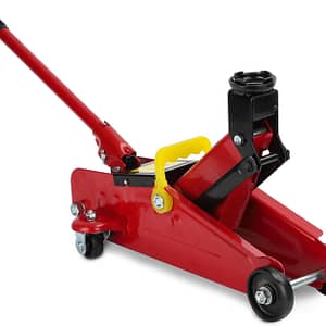 Youyijia 2 Tonne Hydraulic Trolley Jack Lift Height 135-320mm Low Profile Floor Car Jack for Cars and Other Vehicles Portable Garage and Workshop Equipment with Carrying Case
