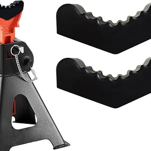 6Ton Universal Jack Stand Pad Rubber Slotted Lfiting Lift Pads Frame Rail Pinch Weld Floor Adaptor Car Repair Tool Safety Grip Pads