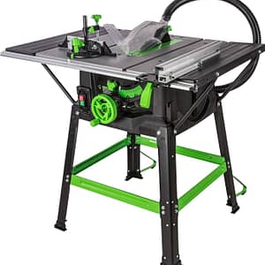 Evolution Power Tools Fury 5-S Table Saw, Multi-Material Multi-Purpose & Portable, Cuts Wood, Metal, Plastic & More, Bench Saw, 3 Year Warranty Included & TCT Blade 255 mm (230 V, 1500W)