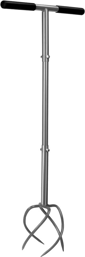 Walensee Twist Tiller Manual Hand Tiller Garden Claw Cultivator with a Removable Big Claw, Garden Claw Tool Long Handle Steel Tiller Lawn Aerator Soli Lossener for Gardening Bed and Plant Box