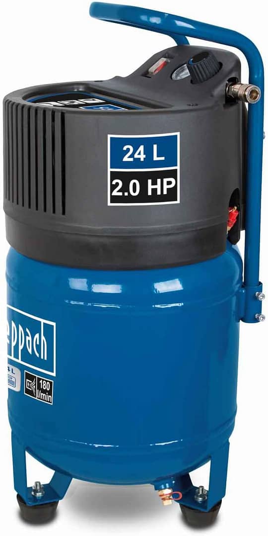 Scheppach Compressor HC24V, 1 Piece, Blue, Silver, Black, 5906117901