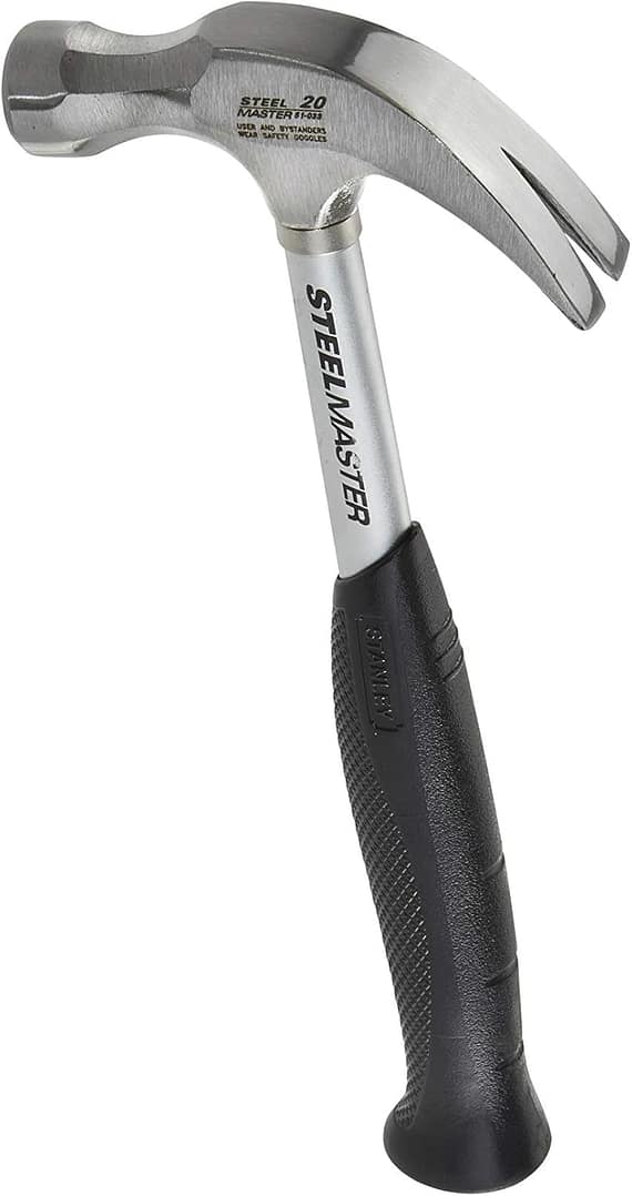 Stanley 1-51-033 SteelMaster Curved Claw Hammer, 20 oz - 567 g