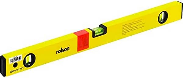 Rolson 54465 Alloy Spirit Level, 900 mm,Yellow