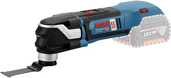 Bosch Professional 18V System GOP 18V-28 Cordless Multi Cutter (Oscillation Angle 1.4°, excluding Rechargeable Batteries and Charger, in Cardboard Box)