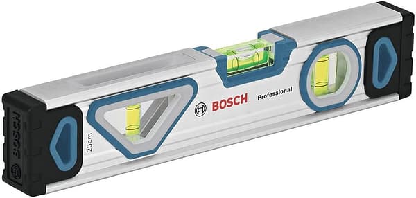 Bosch Professional 25 cm spirit level with magnet system (all-round readability, aluminium housing, robust end caps) – Amazon exclusive