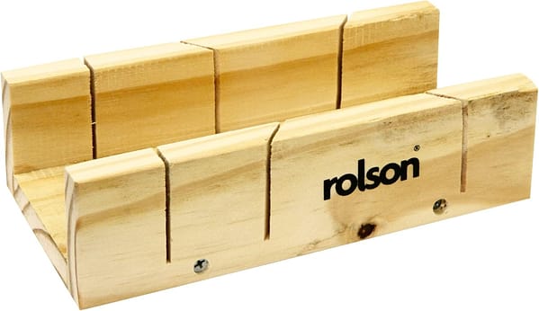 Rolson 56429 Wooden Mitre Box, 230 mm