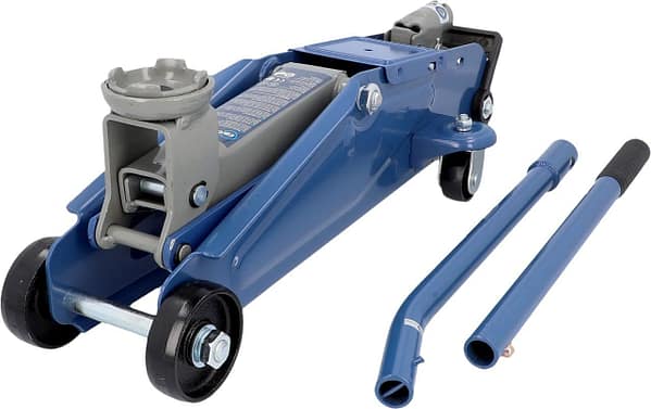 Cartrend 7740014 Hydraulic Trolley Lifting Jack 2 T, Black Blue