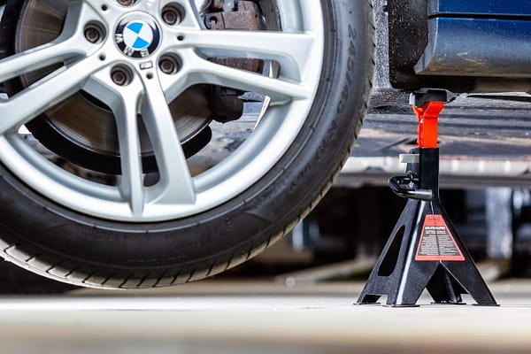 HEYNER Germany Premium Adjustable Heavy Duty Axle Jack Stands 3 tons 2 Pcs Set Car Van Lifting Tool Emergency