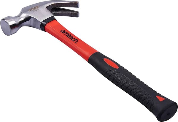 Amtech A0240 8oz (225g) Claw Hammer with fibreglass Shaft