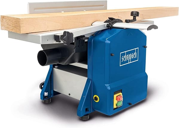 Scheppach 1250w 240v Thickness Planner, 204mm wide, Electric Planer Thicknesser for Dressing, Thicknessing and Surfacing Wood, 2 Year Warranty