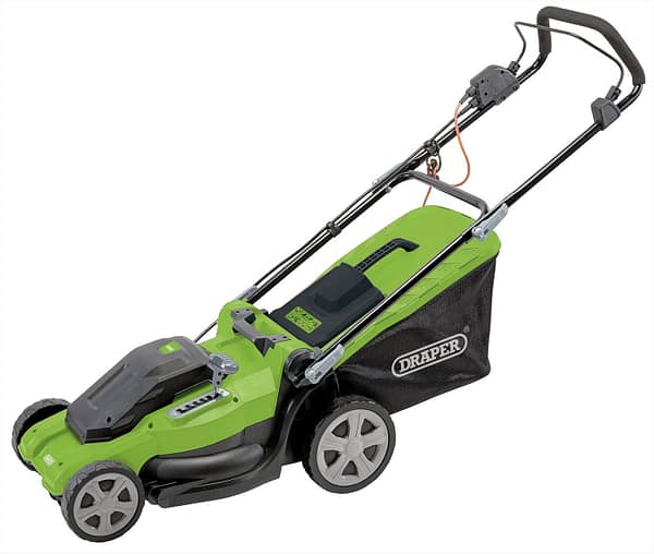 Draper 20535 230V Corded Electric Lawn Mower, 400mm, 1600W