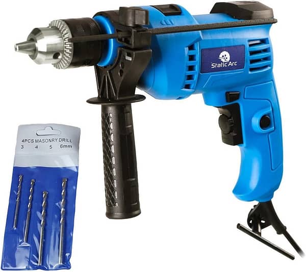 600W Electric Hammer Drill Corded Power Action BIT Masonry Stone Metal Wood