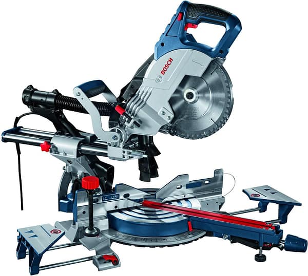 Bosch 0601B19170 GCM8SJL Single Bevel Sliding Mitre Saw, 240V, 216mm Ø, Multicolor