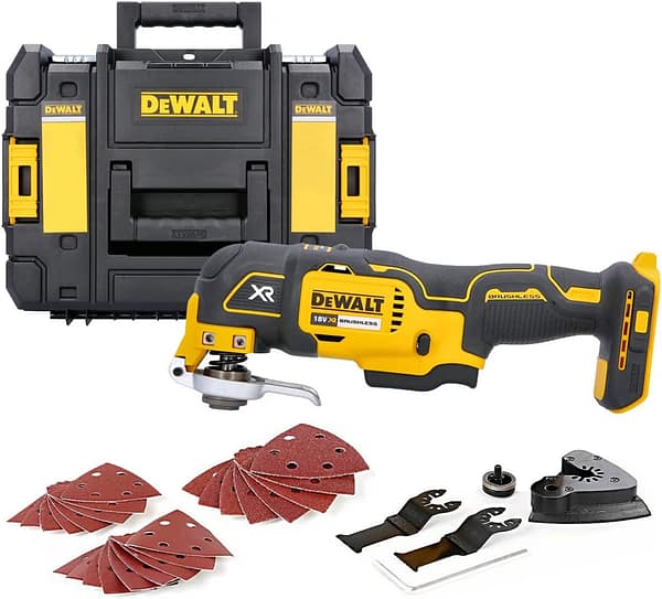 DEWALT DCS355N 18V li-ion Cordless Multi-Tool with T-Stack Box & Accessories