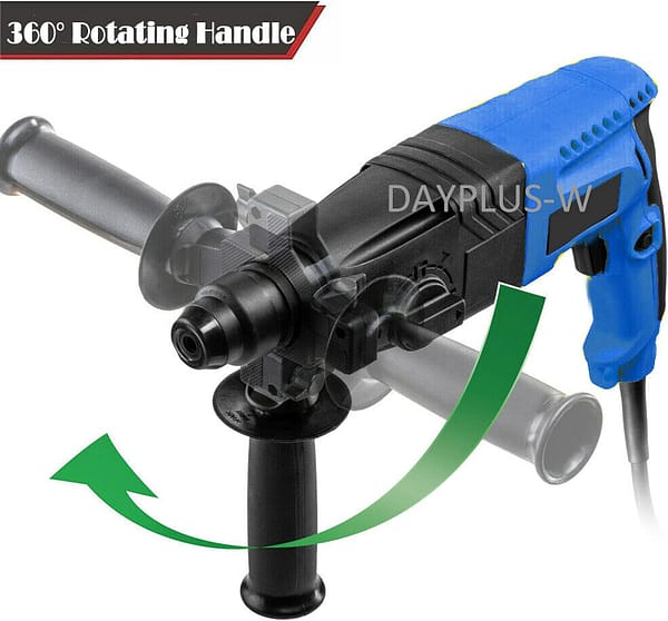 Electric Hammer Drill Corded, 850w Electric Corded Drill Variable Speed with Impact Drill Bits, 13mm Metal Chuck, Depth Gauge, Chuck Key for Drilling Wood, Steel, Concrete #YL01