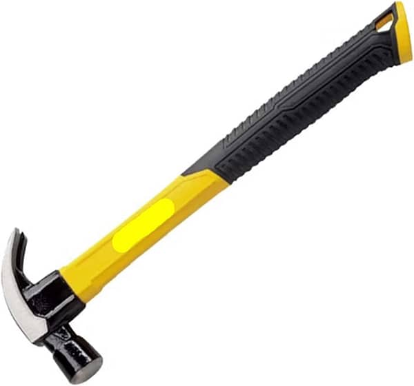 Claw Hammer Claw Hammer with Fiberglass Handle Professional Home Improvement Tools(7oz)