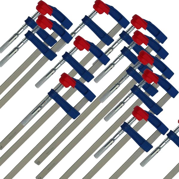 20 x Brick Profile F Clamps Bar Clamp Quick Slide Wood Clamp 12"- 300 x 50mm