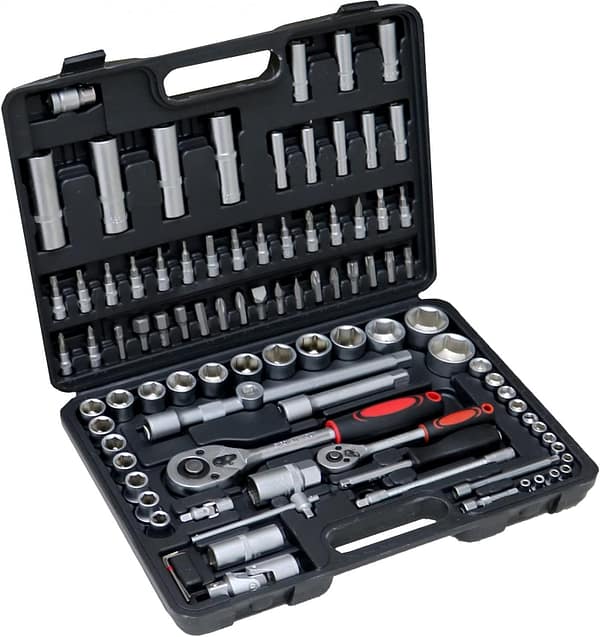 Oypla 94pc 1/4"& 1/2" Socket Ratchet Screwdriver Bit Set with Case