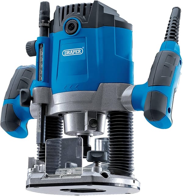 Draper 02520 230V Router, 1/2", 1,800W, Blue and Black, One Size