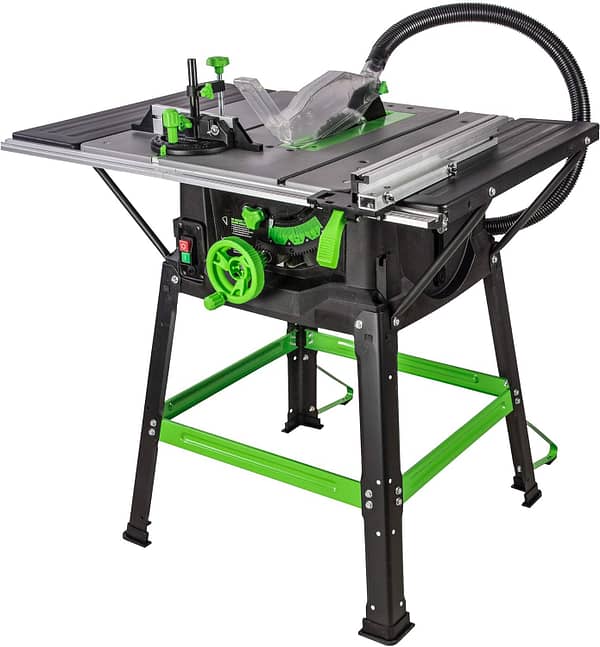Evolution Power Tools Fury 5-S Table Saw, Multi-Material Multi-Purpose & Portable, Cuts Wood, Metal, Plastic & More, Bench Saw, 3 Year Warranty Included & TCT Blade 255 mm (230 V, 1500W)