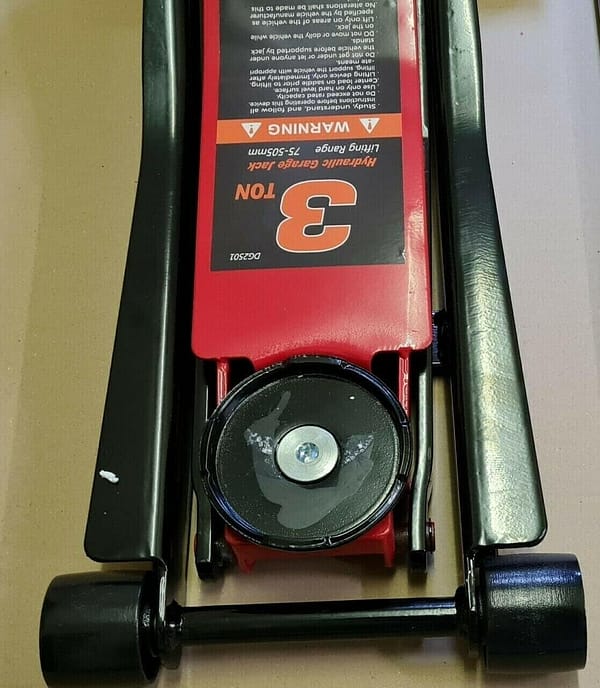 3 Ton 75mm Ultra Low Profile Trolley Jack Fast Lift Heavy Duty Steel. Garage Vehicle Car Floor Lifting