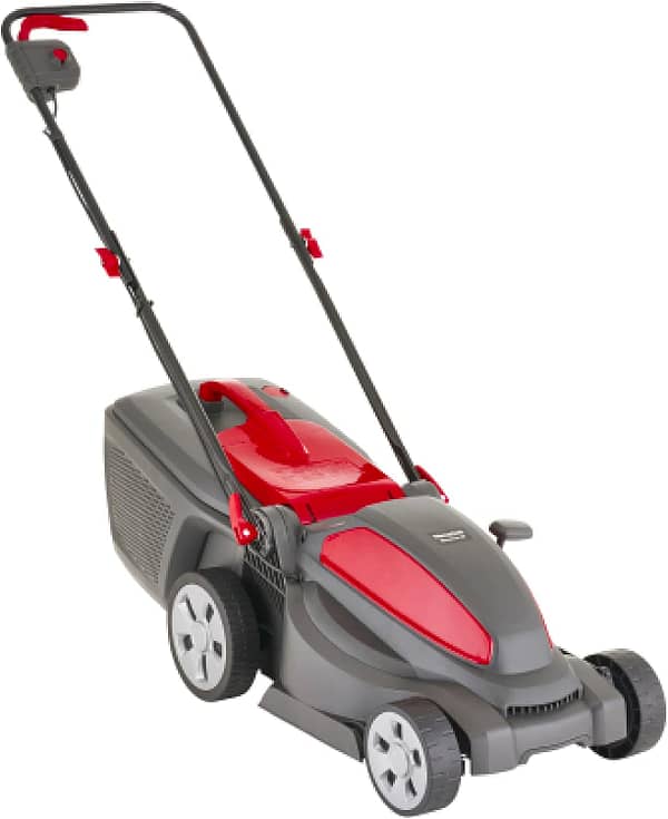 Mountfield Electress 38 Lawnmower, 38 cm Cutting Width, Electric, Up to 350 m², Includes 40 Litre Grass Collector