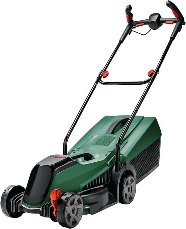 Bosch Cordless Lawnmower CityMower 18V-32 (18 Volt, 1x Battery 4 Ah, Brushless Motor, Cutting Width 32 cm, Lawns up to 300 m², in Carton Packaging)