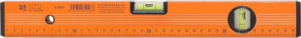 CONP B26914 Spirit Level Light Metal, Orange/Black, 40 cm