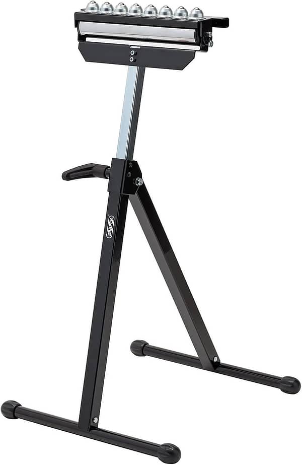Draper 70274 Roller/Bearing Stand, 300mm, Silver and Black
