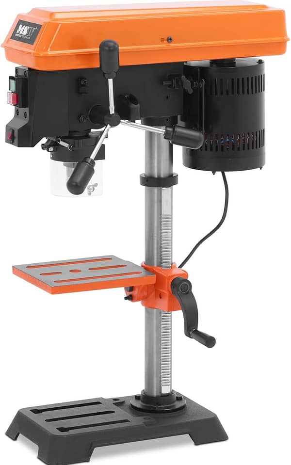 MSW MSW-TBBD-1500AT Pedestal Drill 550 W 5 Power Levels up to 2850 rpm Diameter Drill 1.5 to 13 mm Bench Drill Column Drill Stand Drill